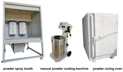 수동 정전기 분말 코팅 전체 시스템 분말 스프레이 플랜트 오븐 부스 분말 총